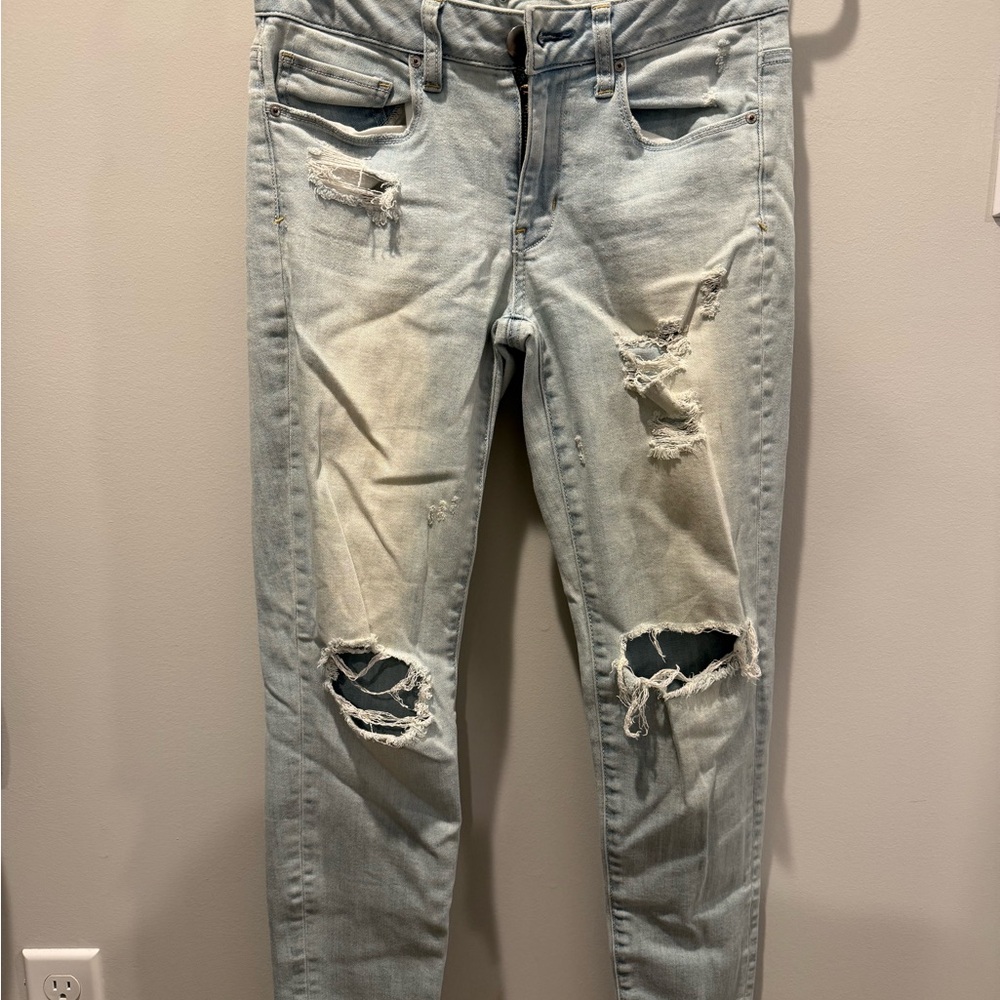 Women's Distressed Jeans